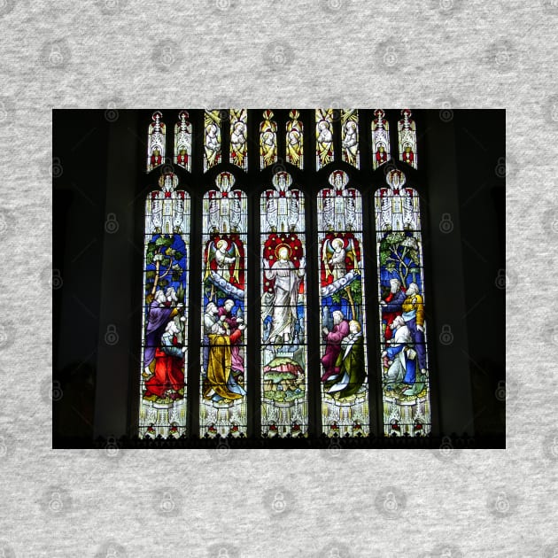 Stained Glass, Hawkshead Church by tomg